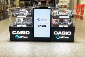 Островной магазин часов Casio AllTime в ТРЦ Мега, г. Новосибирск