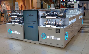 Островной магазин часов и украшений AllTime в ТРЦ Парк Хаус, г. Казань