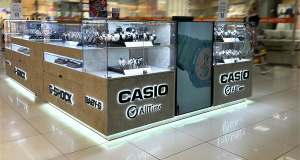 Островной магазин часов Casio AllTime в ТРК Ройял Парк, г. Новосибирск