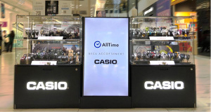 Островной магазин часов Casio AllTime в ТРЦ Гагаринский, г. Москва