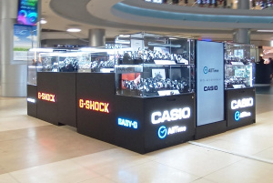 Островной магазин часов Casio AllTime в ТРК Континент, г. Санкт-Петербург