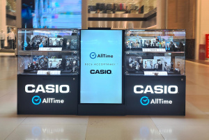 Островной магазин часов Casio AllTime в ТЦ Columbus, г. Москва