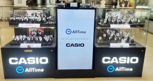 Островной магазин часов Casio AllTime в ТРЦ Сан Сити, г. Новосибирск