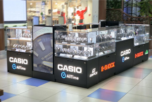 Островной магазин часов Casio AllTime в ТЦ Золотой Вавилон, г. Ростов-на-Дону