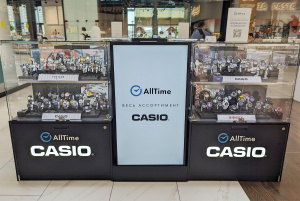 Островной магазин часов Casio AllTime в ТРЦ ЭкоПарк, Мурино