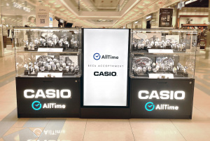 Островной магазин часов Casio AllTime в ТЦ Европолис, г. Санкт-Петербург