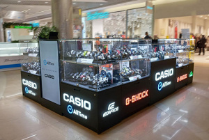 Островной магазин часов Casio AllTime в ТРЦ СильверМолл, г. Иркутск