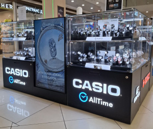 Островной магазин часов Casio AllTime в ТРЦ Галерея Чижова, г. Воронеж