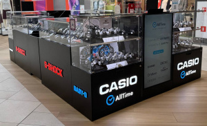 Островной магазин часов Casio AllTime в ТРЦ Планета, г. Пермь